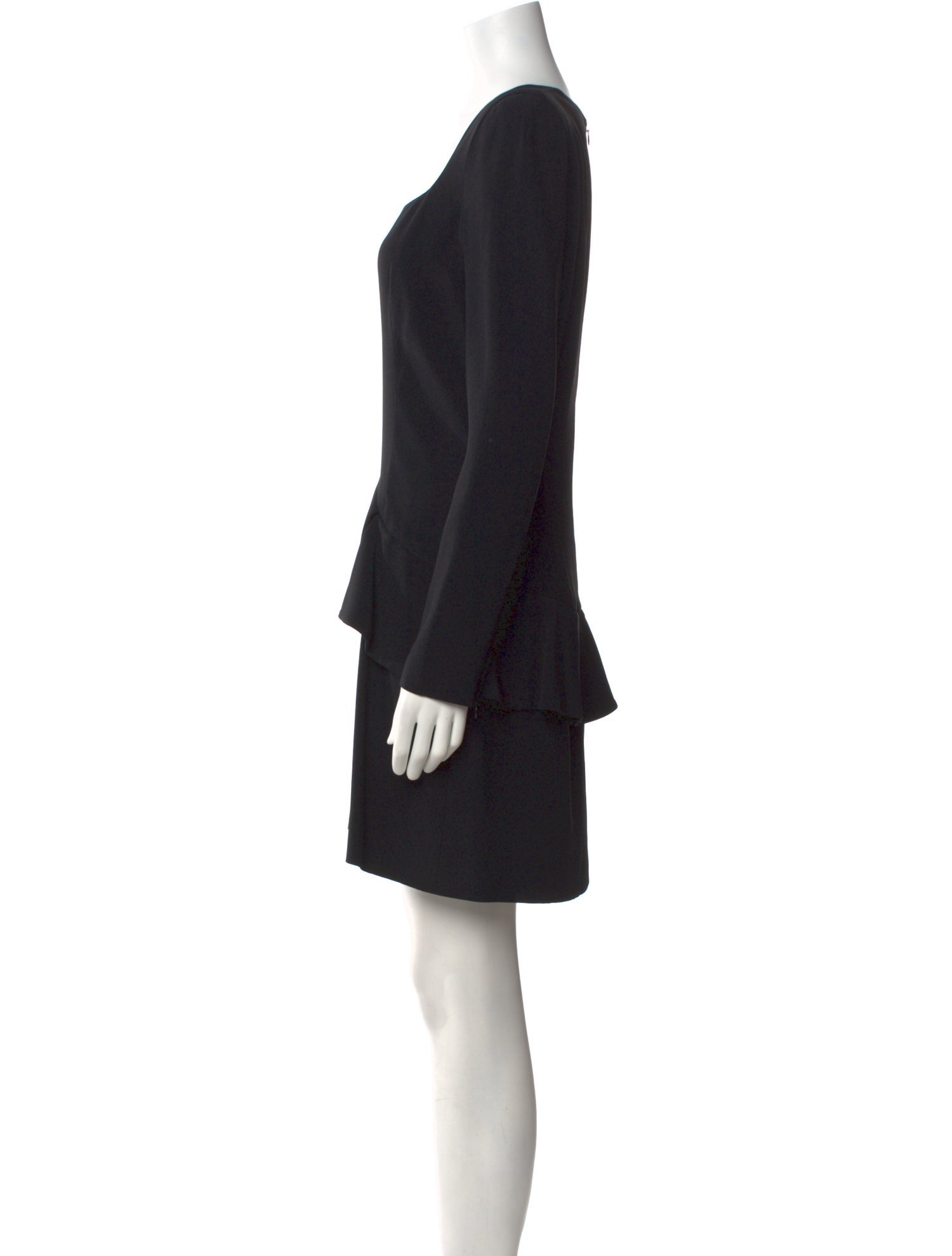 Alexander McQueen Square Neckline Mini Dress