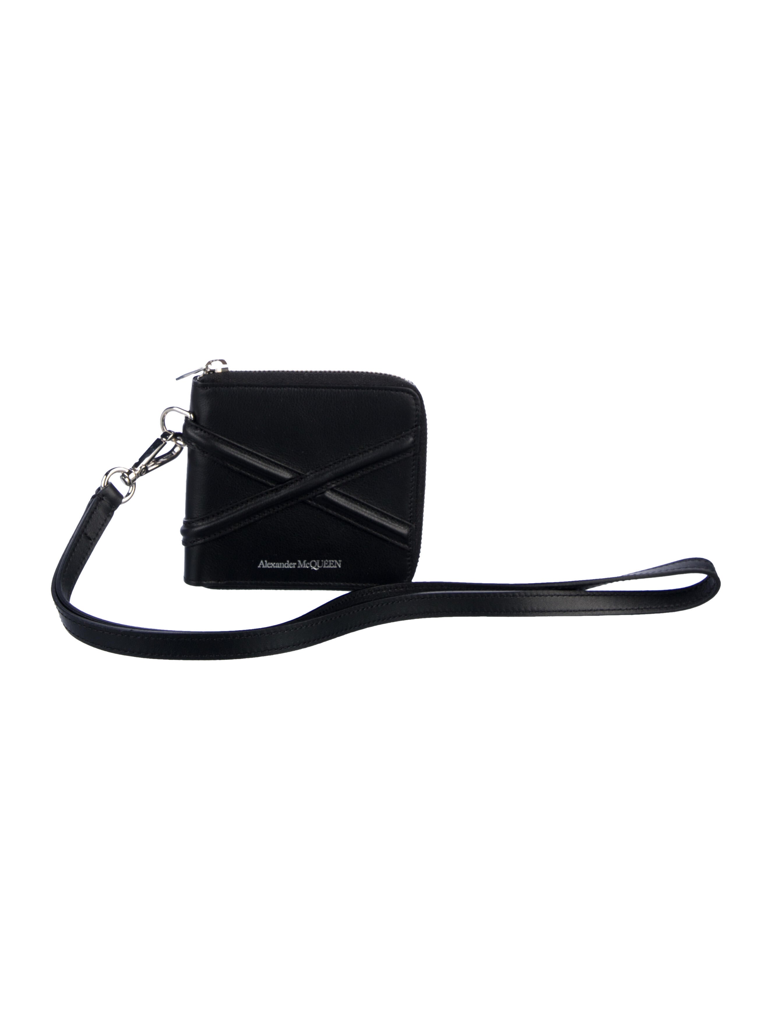 Alexander McQueen Leather Printed Wristlet