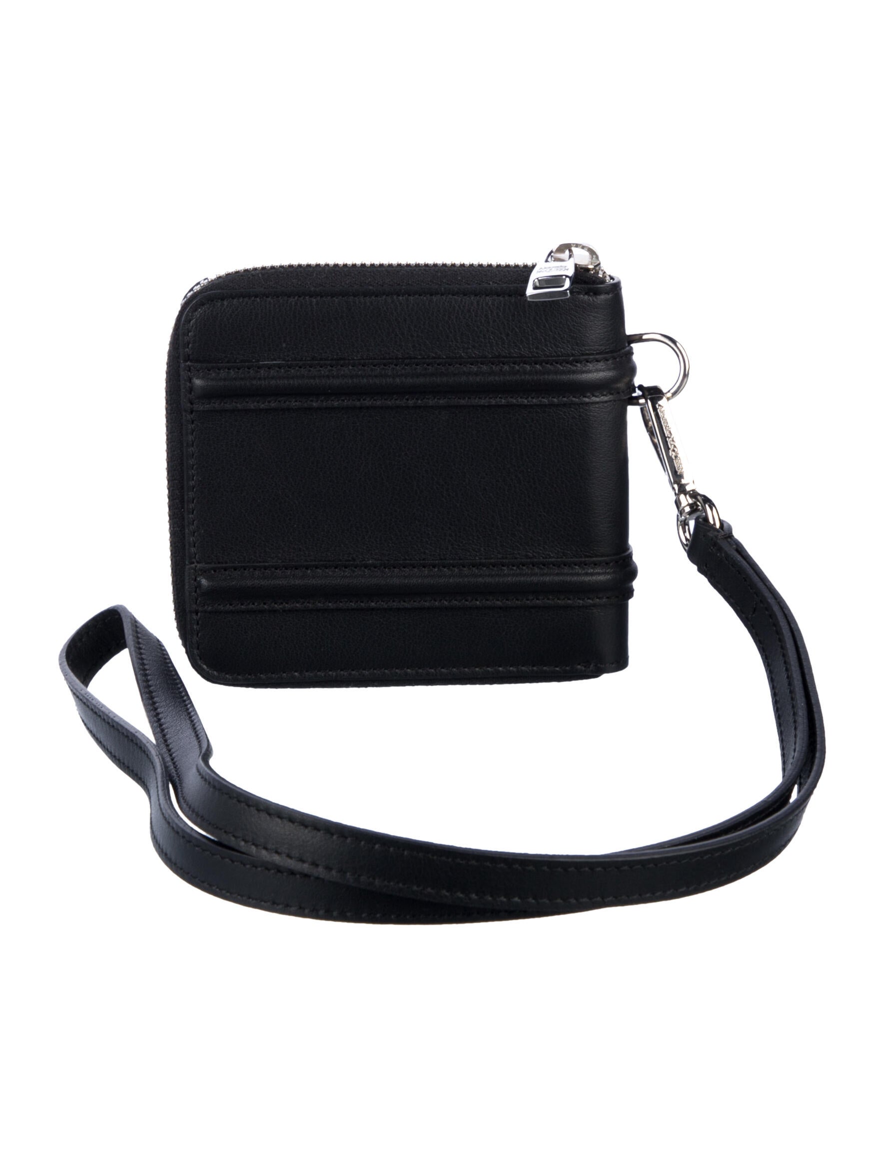 Alexander McQueen Leather Printed Wristlet