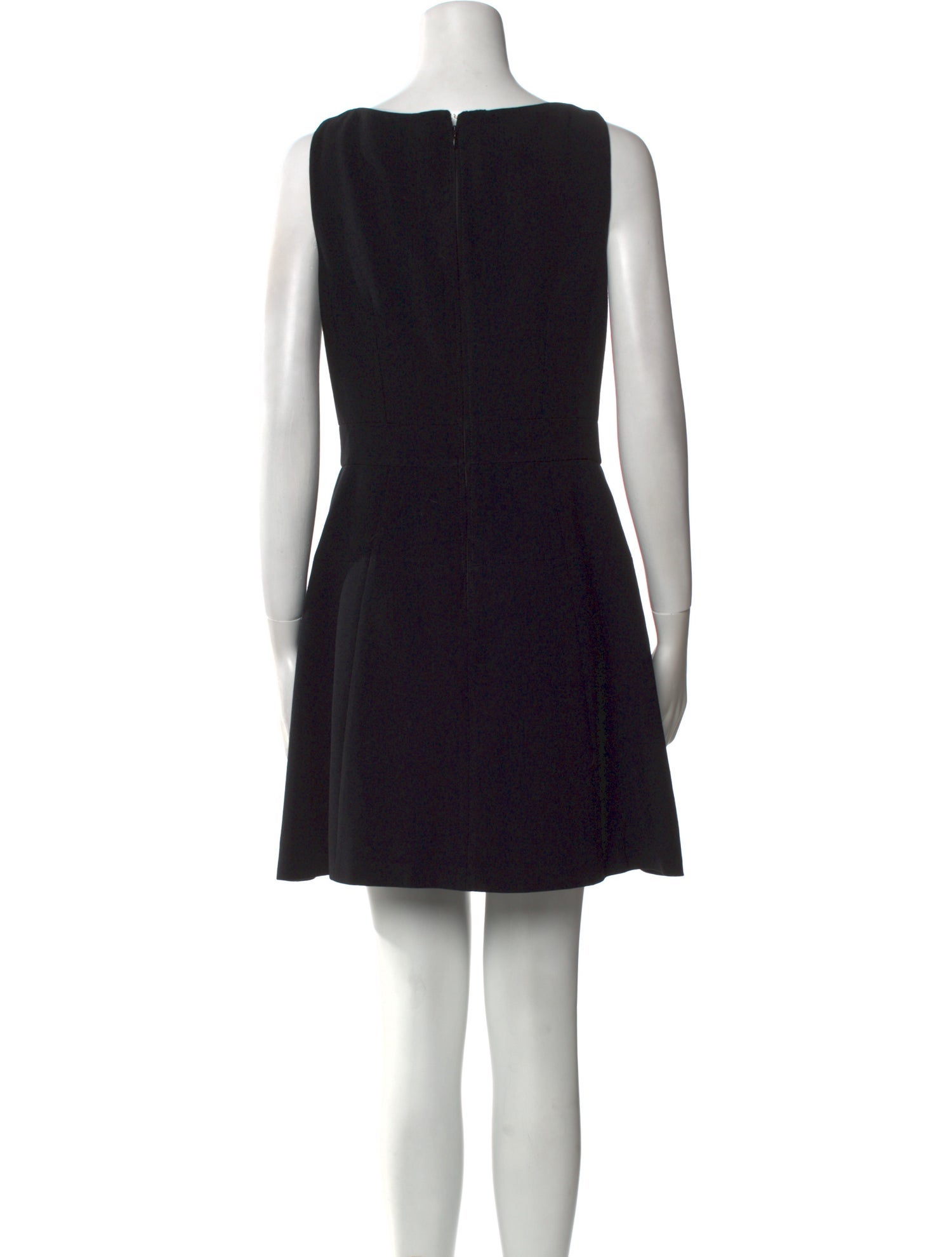Alexander McQueen Bateau Neckline Mini Dress