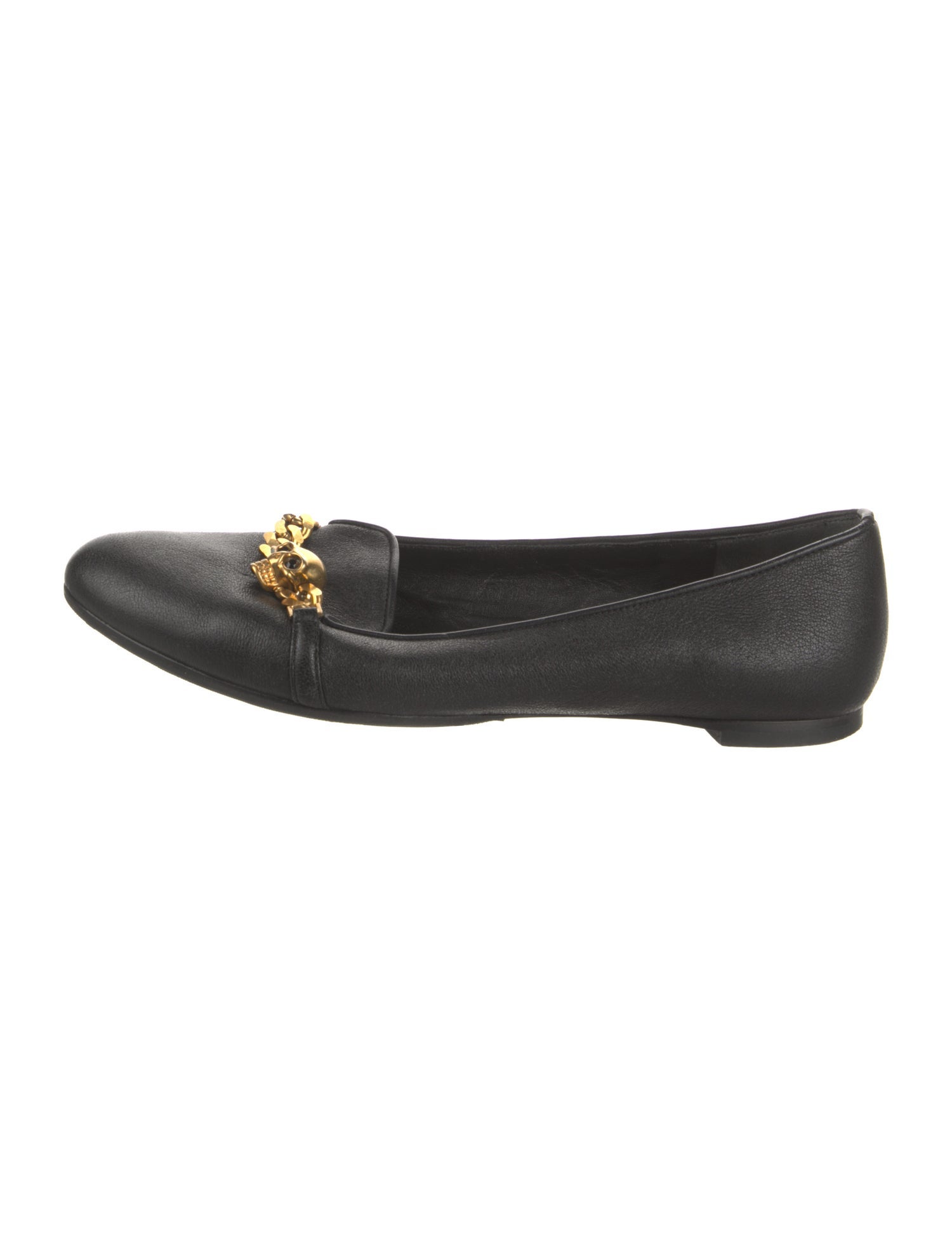 Alexander McQueen Skull Leather Flats