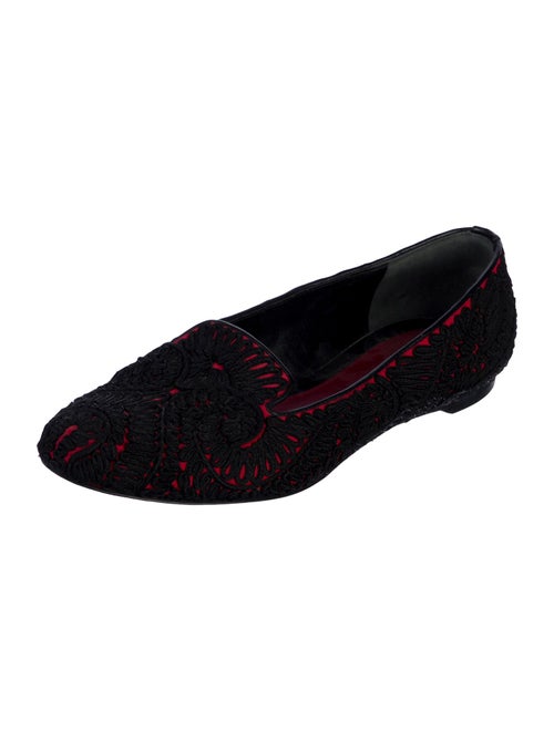 Alexander McQueen Lace Patterned Loafers