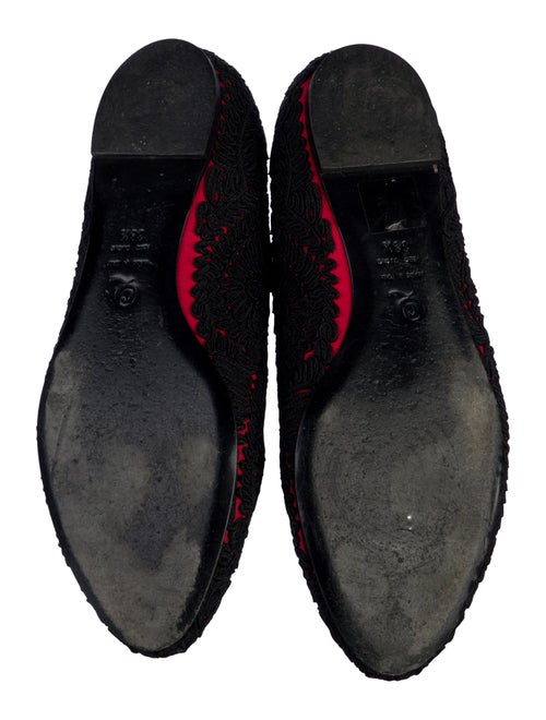 Alexander McQueen Lace Patterned Loafers