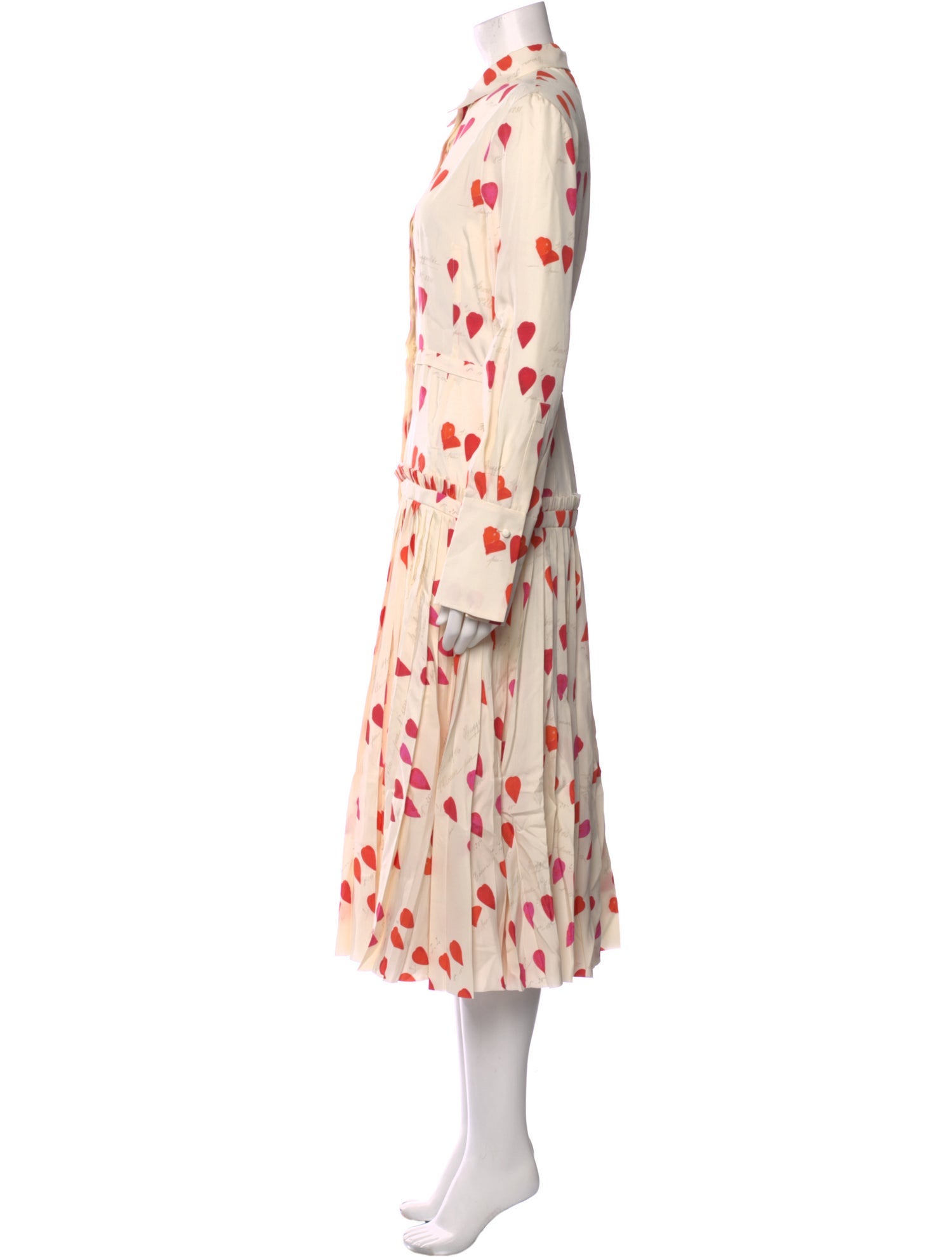 Alexander McQueen Silk Midi Length Dress