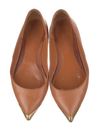Alexander McQueen Leather Ballet Flats