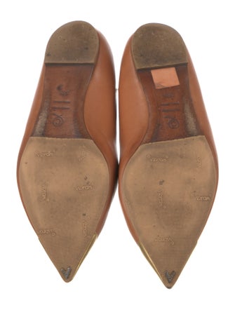 Alexander McQueen Leather Ballet Flats