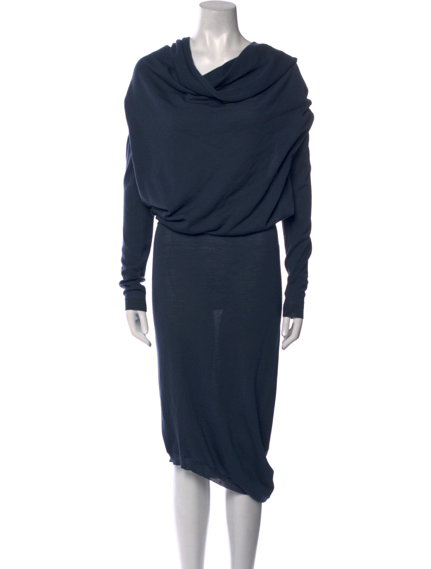 Alexander McQueen Wool Long Dress