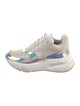 Alexander McQueen Leather Printed Chunky Sneakers
