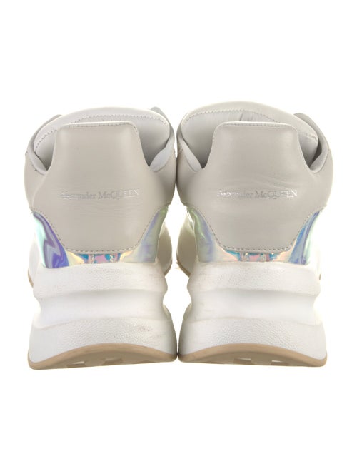 Alexander McQueen Leather Printed Chunky Sneakers