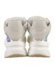 Alexander McQueen Leather Printed Chunky Sneakers