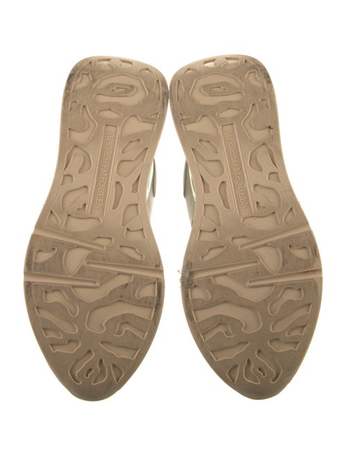 Alexander McQueen Leather Printed Chunky Sneakers