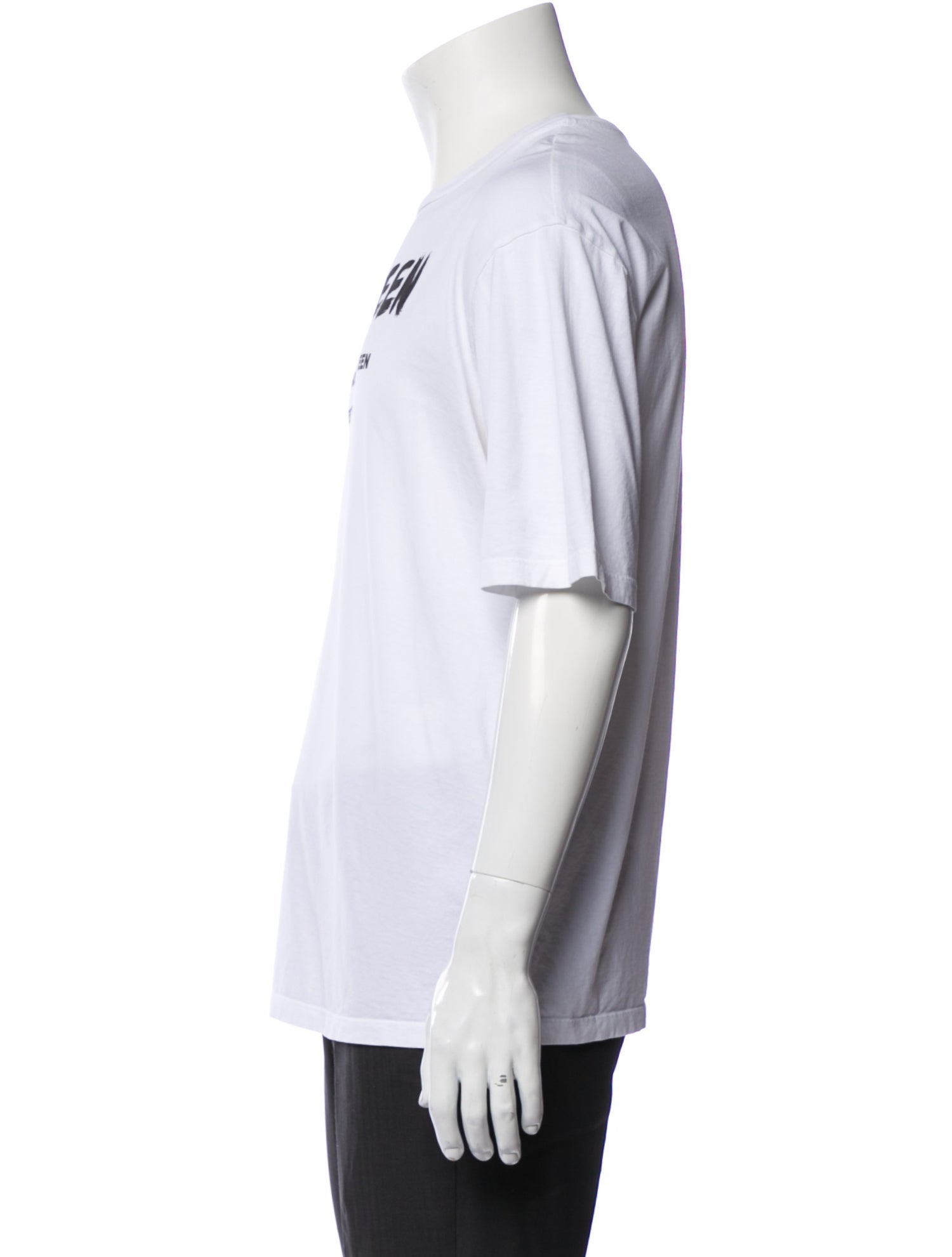 Alexander McQueen Graphic Print Crew Neck T-Shirt