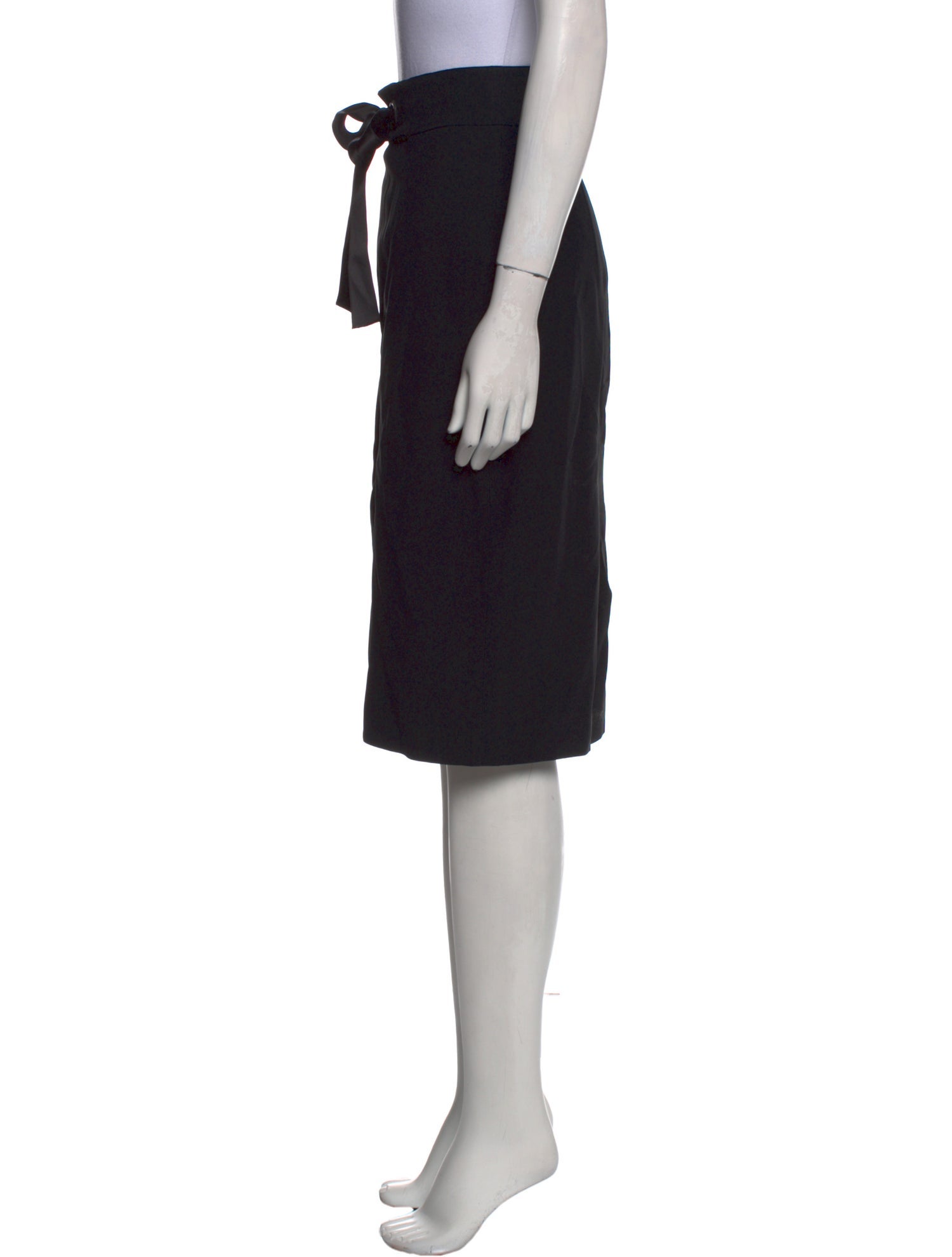 Alexander McQueen Bow Accents Knee-Length Skirt