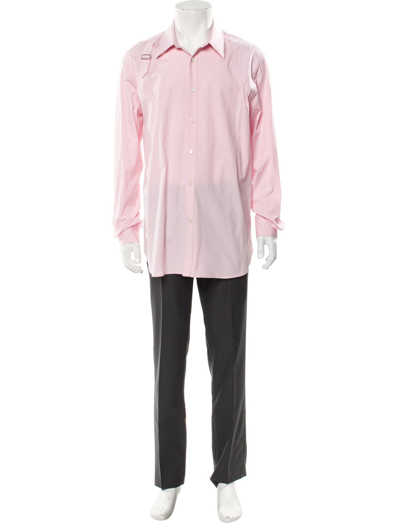 Alexander McQueen Skull Long Sleeve Dress Shirt