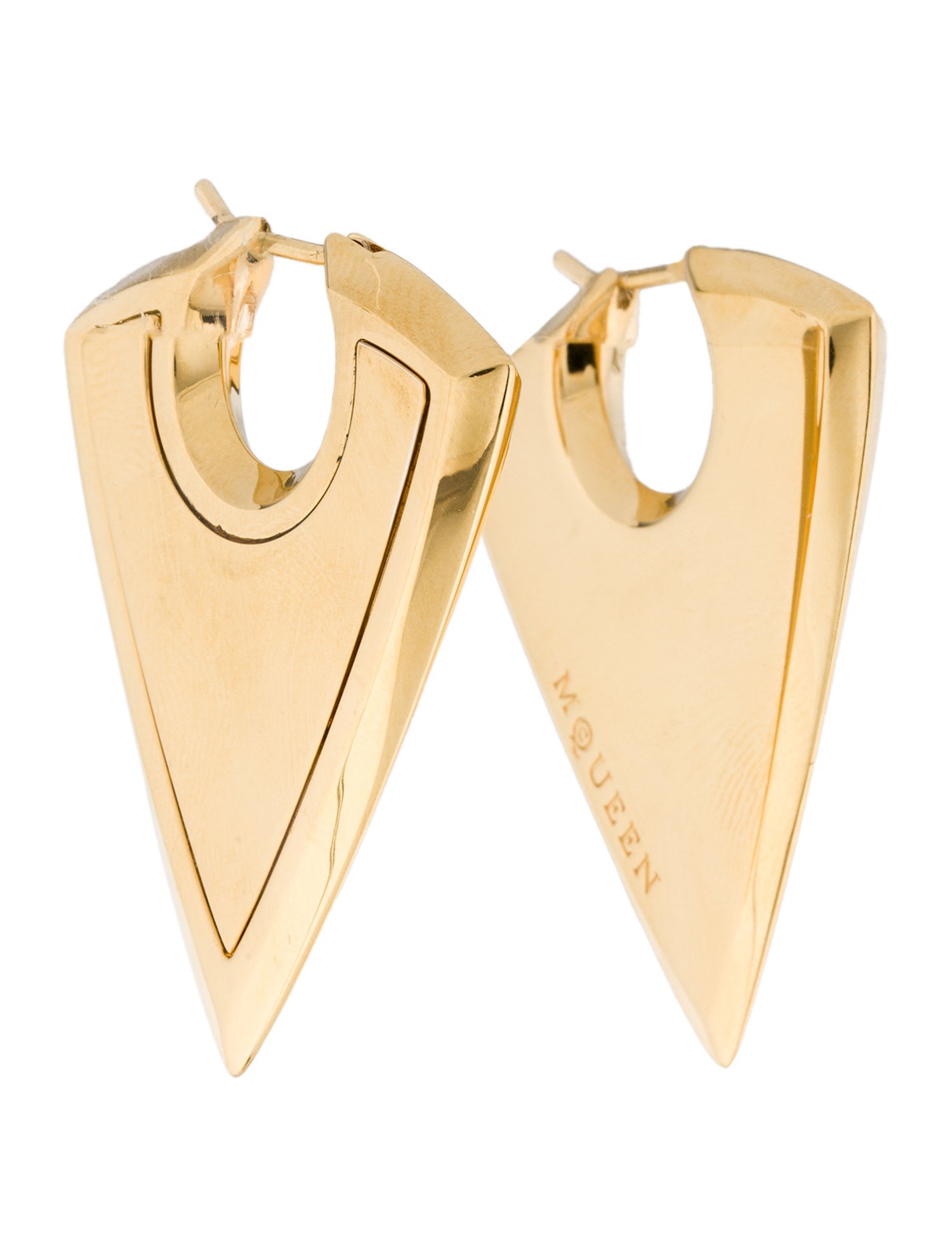 Alexander McQueen Arrow Hoop Earrings