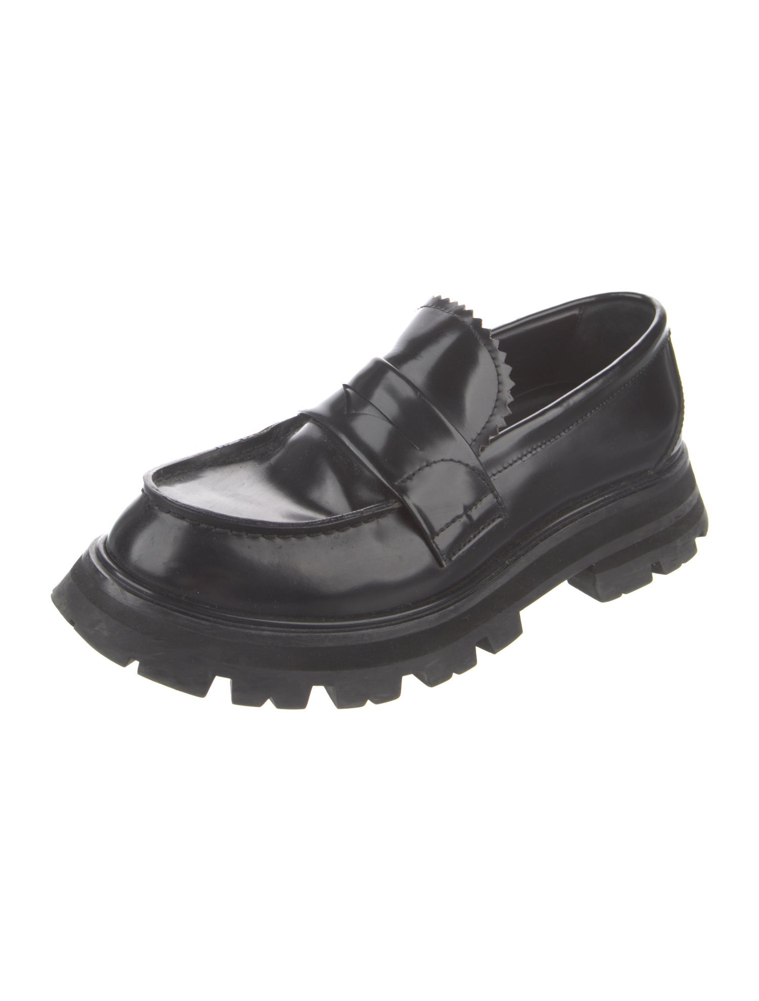 Alexander McQueen Leather Loafers