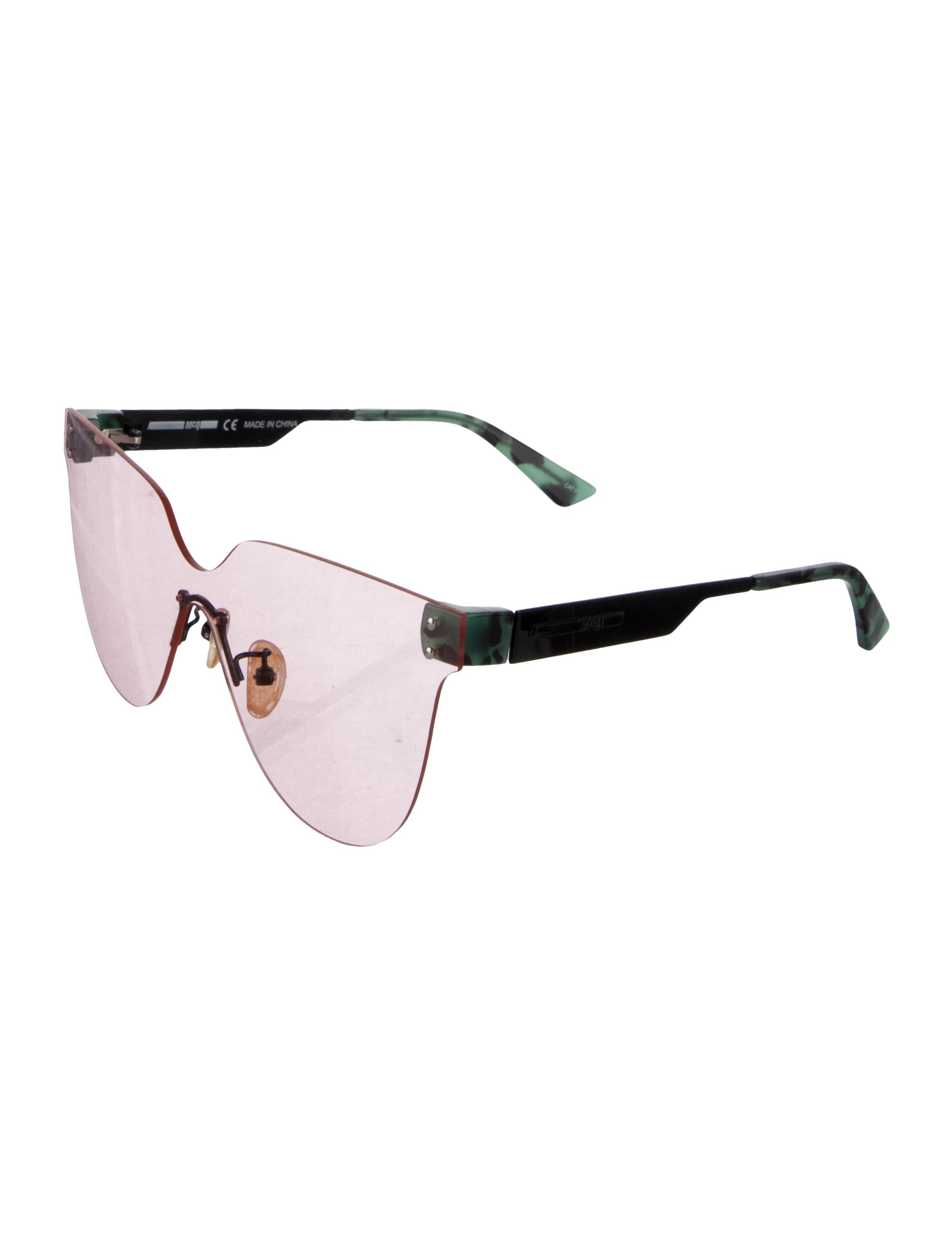 Alexander McQueen Oversize Tinted Sunglasses