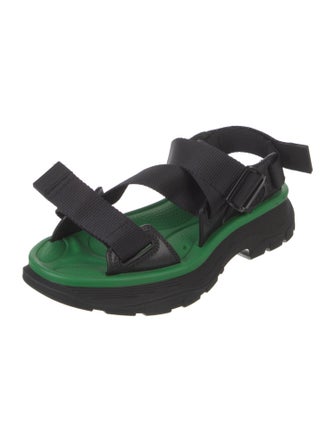 Alexander McQueen Canvas Printed Slides