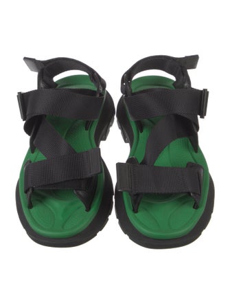 Alexander McQueen Canvas Printed Slides