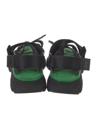 Alexander McQueen Canvas Printed Slides