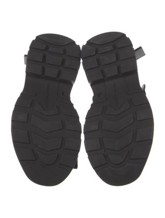 Alexander McQueen Canvas Printed Slides