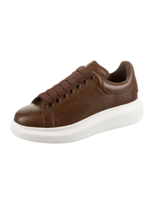Alexander McQueen Leather Printed Sneakers