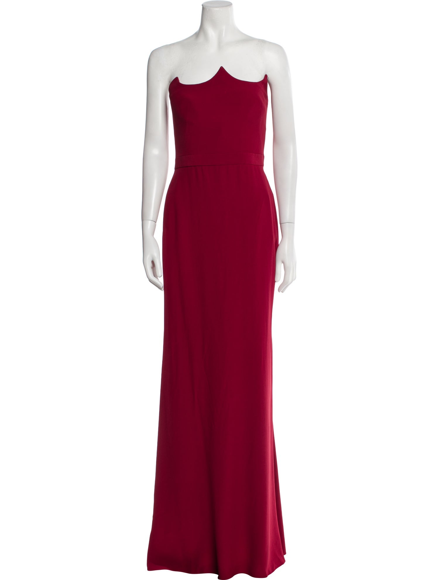 Alexander McQueen Strapless Long Dress