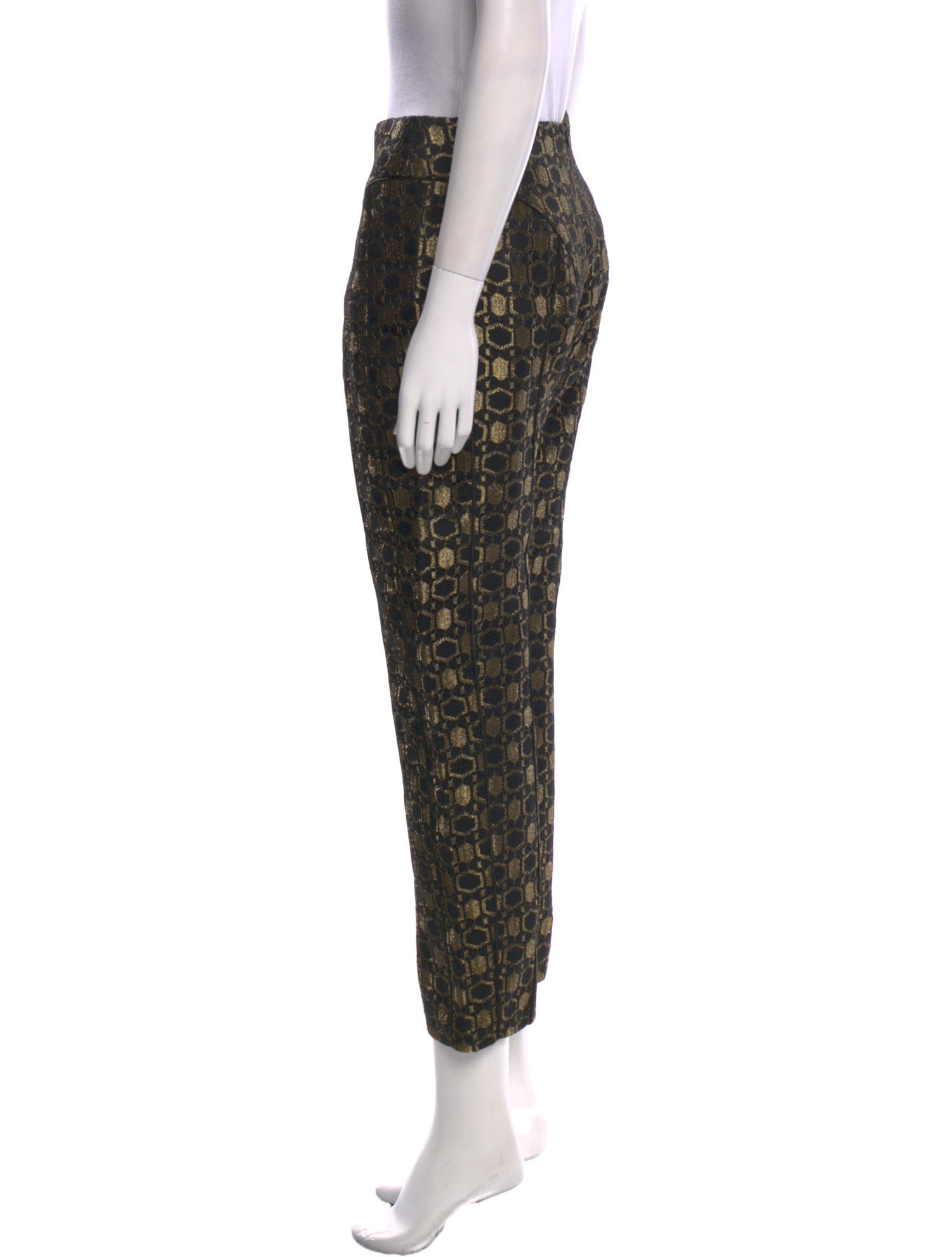 Alexander McQueen Printed Straight Leg Pants w/ Tags