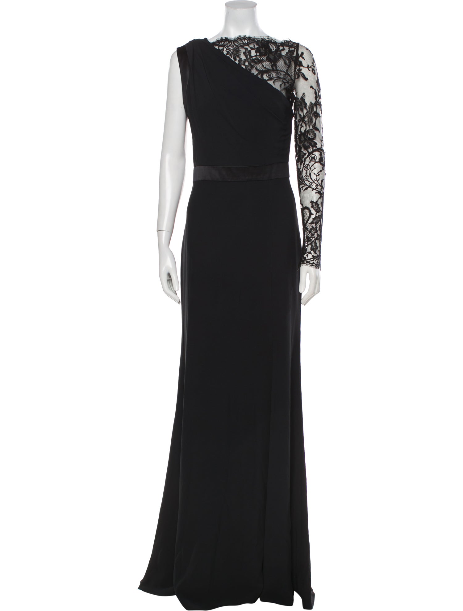Alexander McQueen Bateau Neckline Long Dress