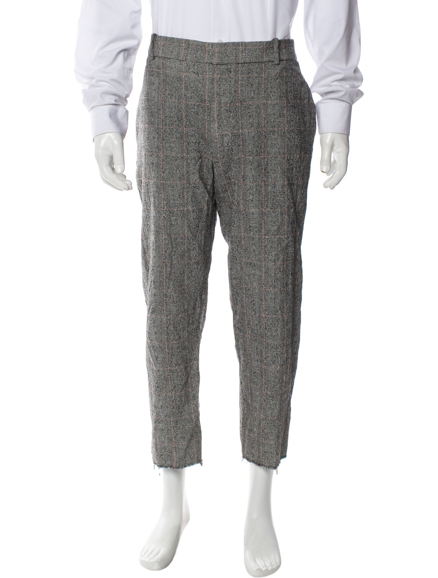 Alexander McQueen Plaid Print Joggers
