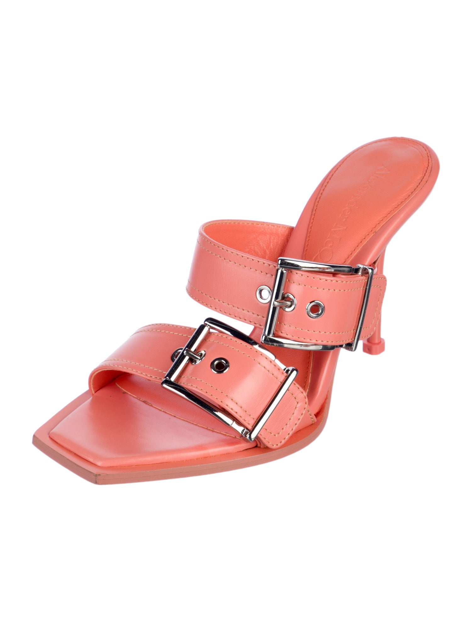 Alexander McQueen Leather Slides