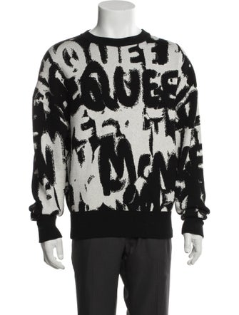 Alexander McQueen Wool Printed Pullover