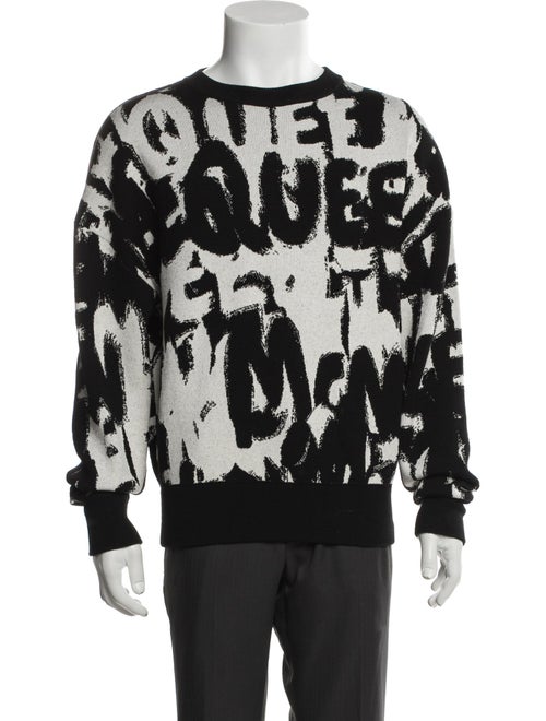 Alexander McQueen Wool Printed Pullover