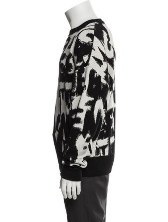 Alexander McQueen Wool Printed Pullover