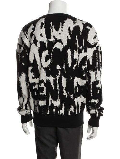 Alexander McQueen Wool Printed Pullover
