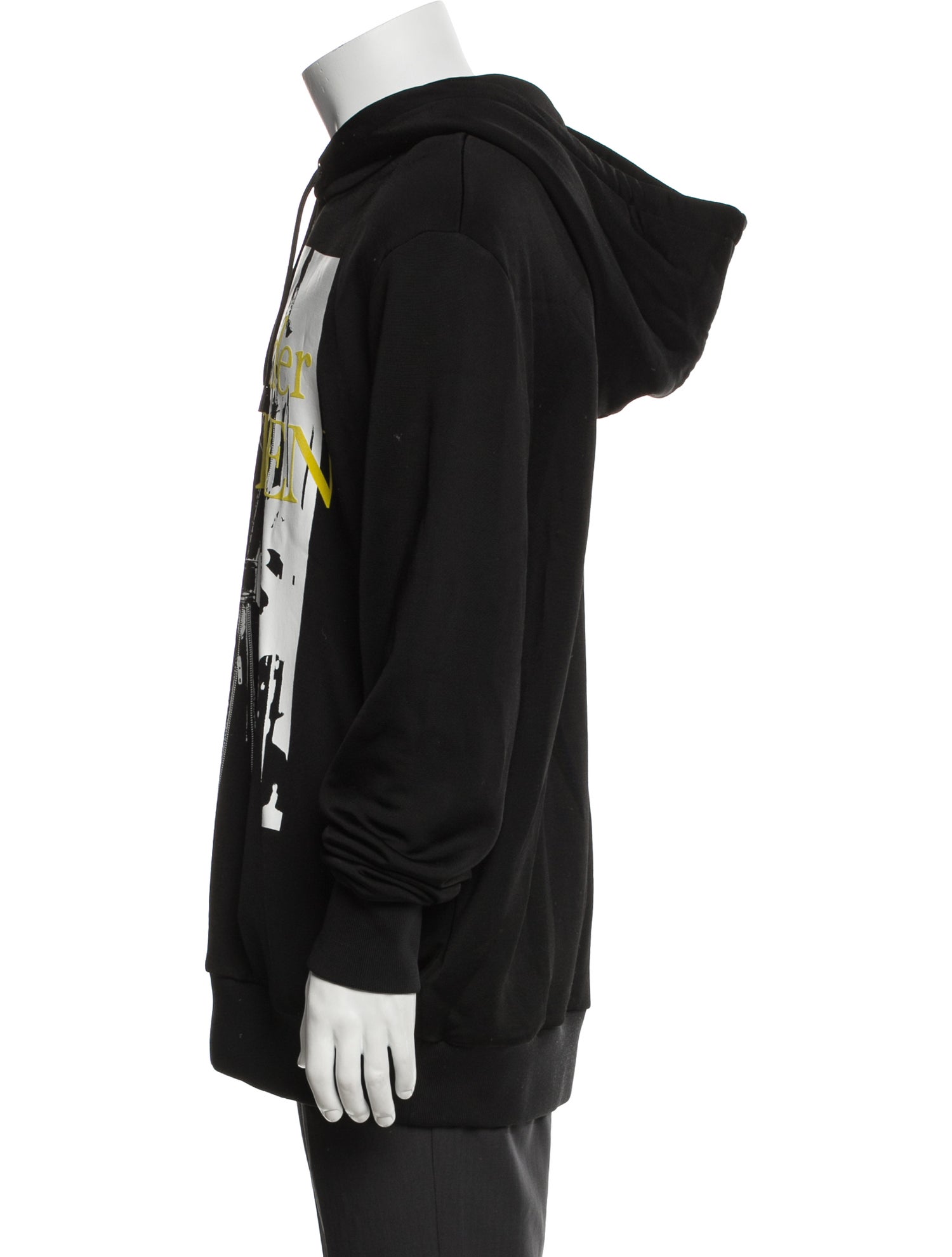 Alexander McQueen Graphic Print Crew Neck Hoodie