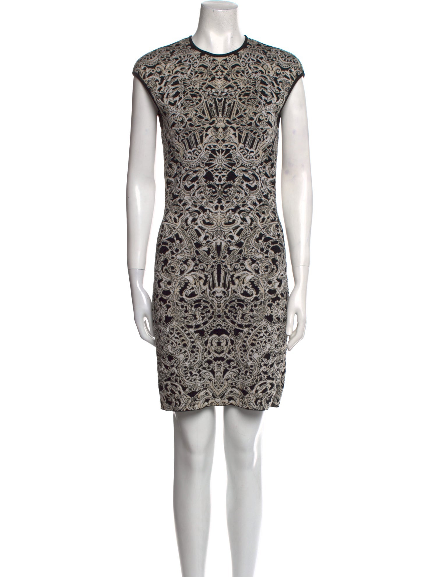 Alexander McQueen Wool Mini Dress
