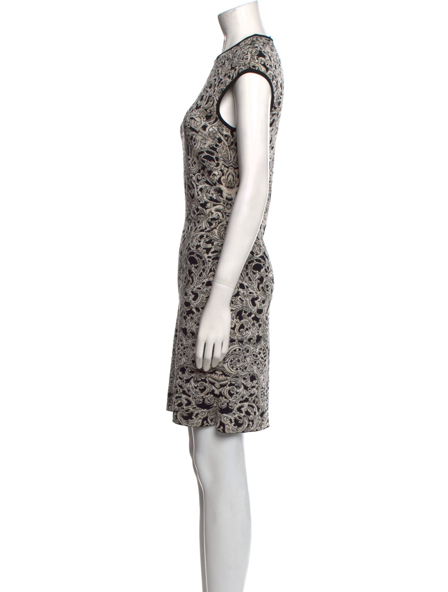 Alexander McQueen Wool Mini Dress