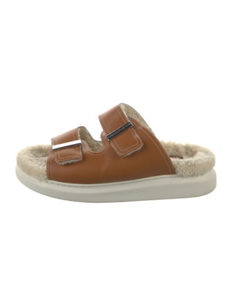 Alexander McQueen Leather Slides