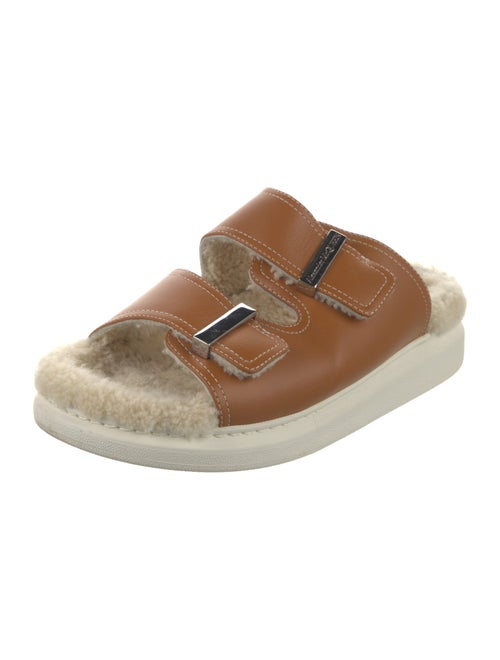 Alexander McQueen Leather Slides