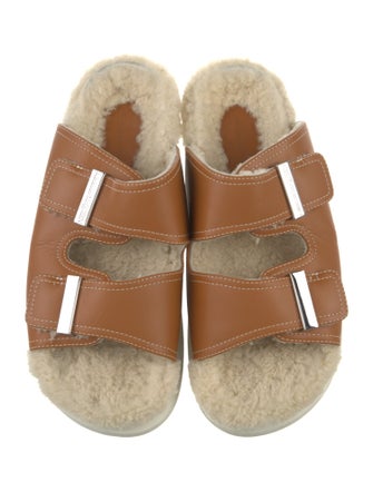 Alexander McQueen Leather Slides