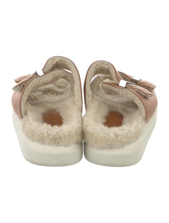 Alexander McQueen Leather Slides