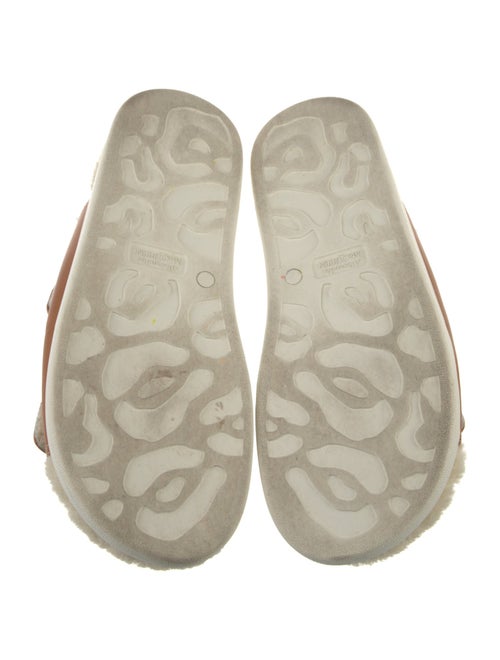 Alexander McQueen Leather Slides