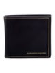 Alexander McQueen Leather Graphic Print Wallet