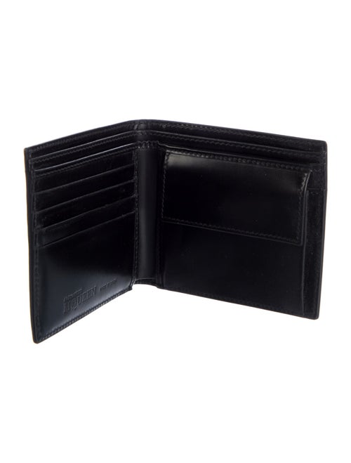 Alexander McQueen Leather Graphic Print Wallet