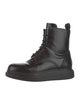 Alexander McQueen Leather Lace-Up Boots