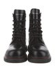 Alexander McQueen Leather Lace-Up Boots