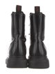 Alexander McQueen Leather Lace-Up Boots