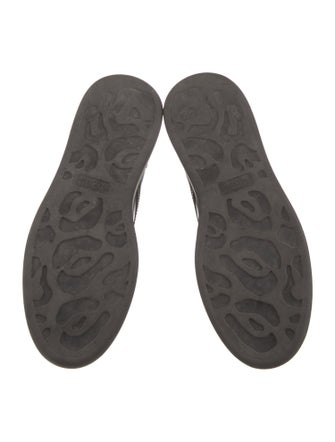 Alexander McQueen Leather Lace-Up Boots