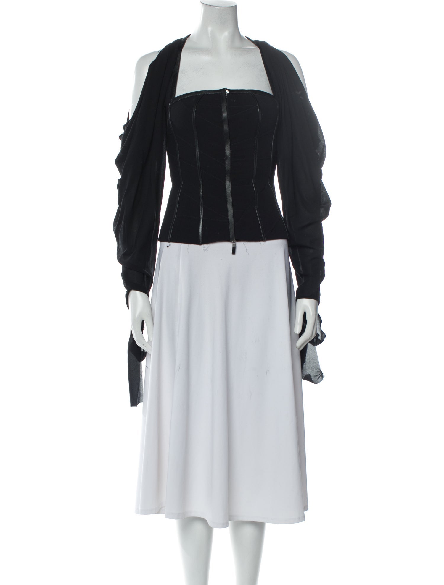 Alexander McQueen 2003 'Scanners' Crop Top